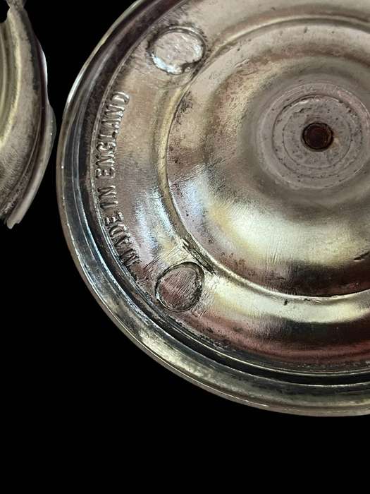 Candle holders set silver plated(A)