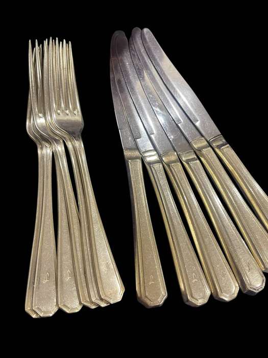 Cutlery set silver plated