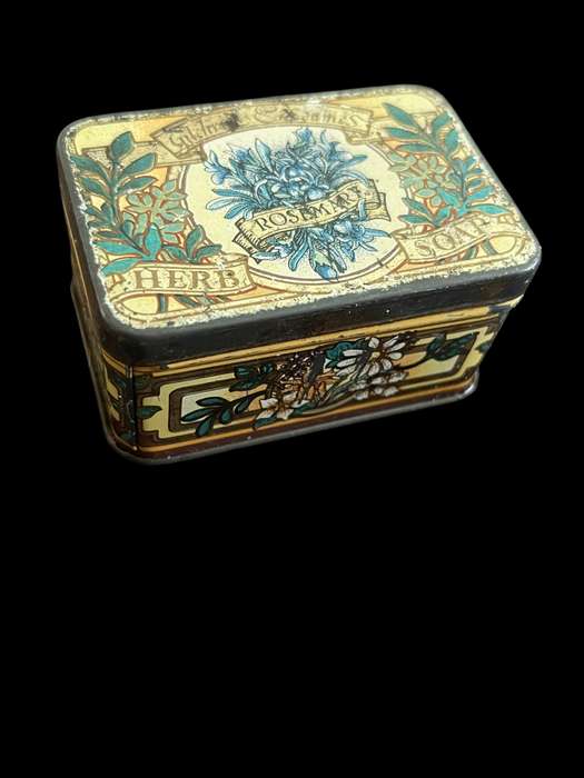 Ornament tin small vintage