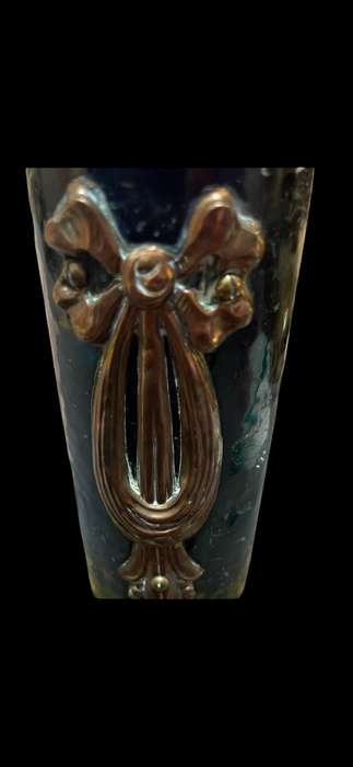 Vase Art Nouveau Metal/ copper