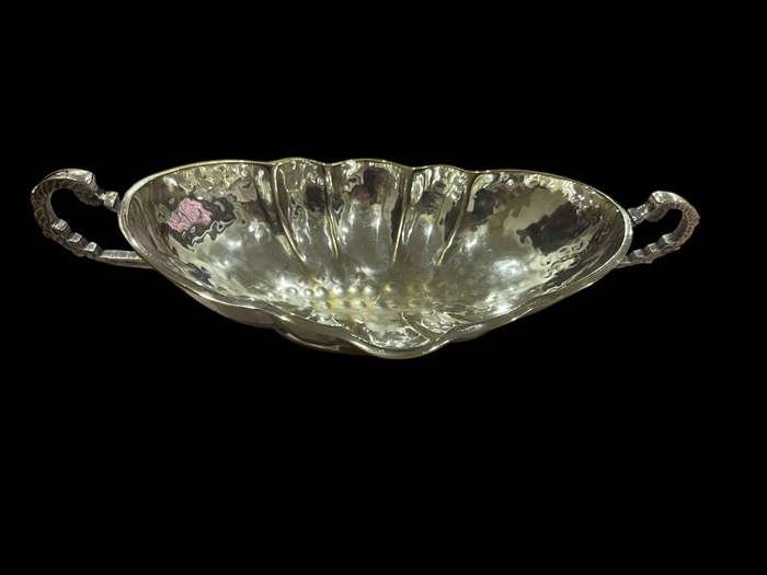 Mint/biscuit bowls each silver plated