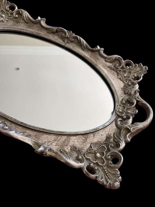 Tray display mirror