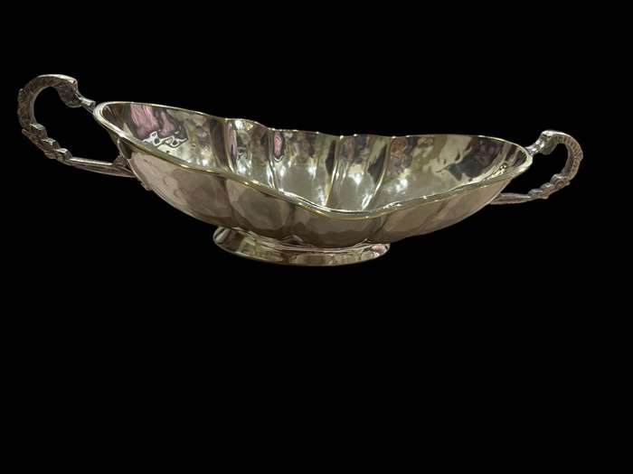 Mint/biscuit bowls each silver plated