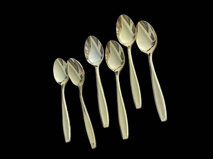 Teaspoons gold plated x6