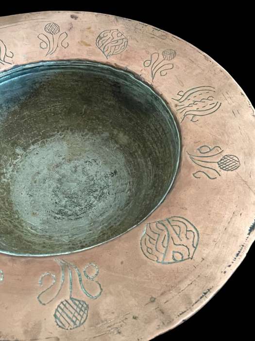 Copper bowl antique