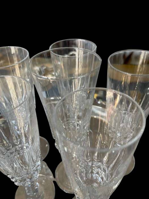 Glasses champagne crystal