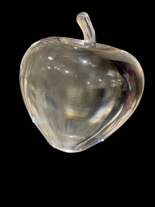 Paperweight crystal Apple