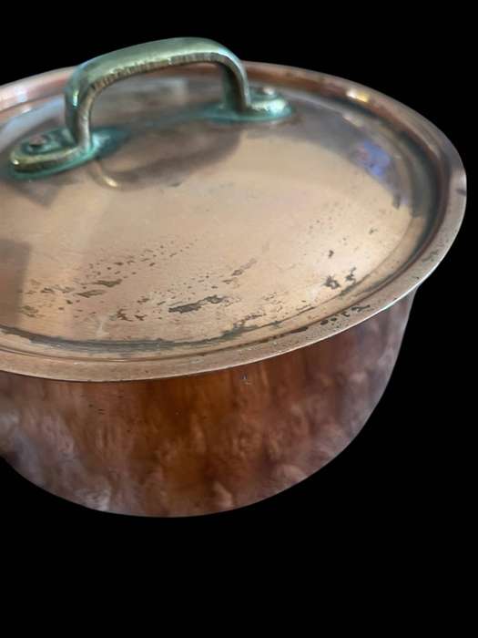 Copper pot lidded Tagus Chef
