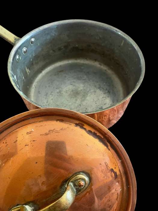 Copper pot lidded Tagus Chef