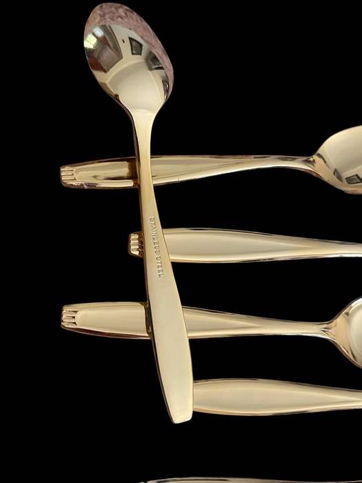 Teaspoons gold plated x6