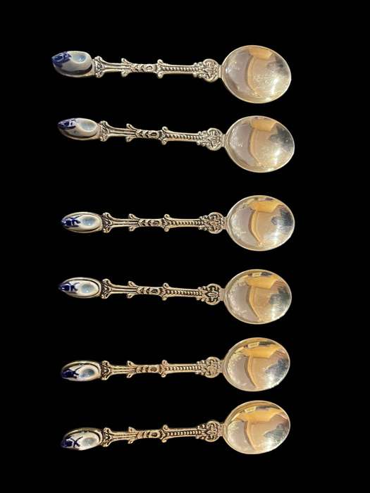Teaspoons Delft demitasse