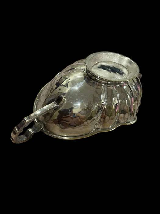 Mint/biscuit bowls each silver plated