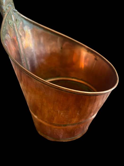Copper scoop antique