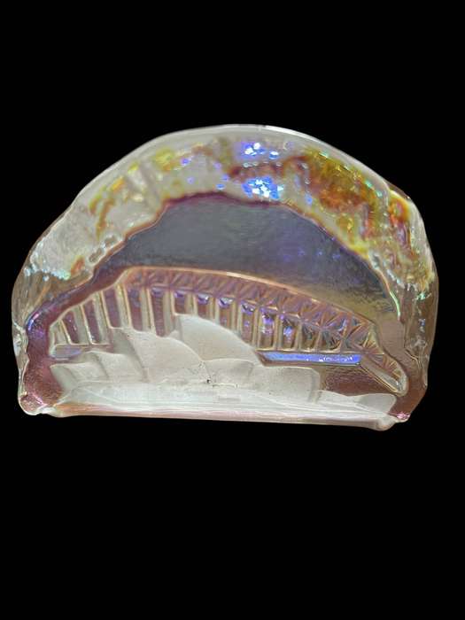 Paperweight Bohemia glass Czechoslovakia