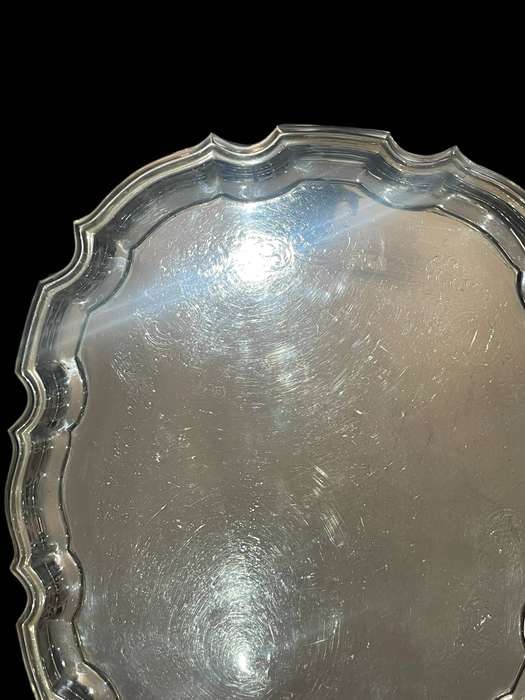 Tray silver plated large