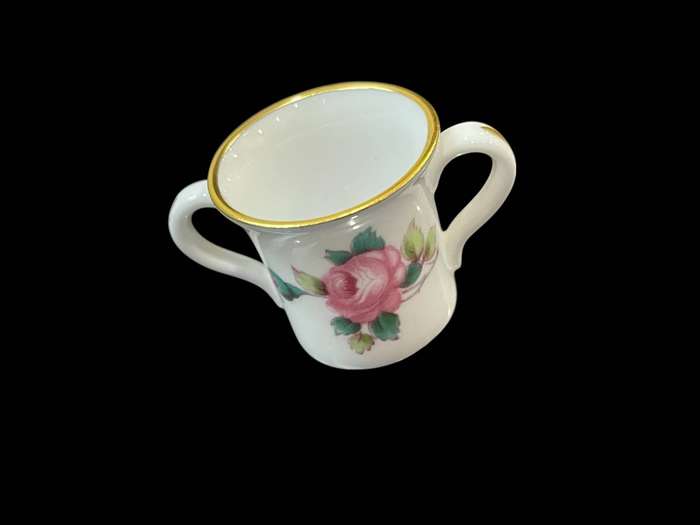 Loving Cup Spode Billingsley Rose Spray miniature