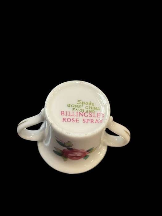 Loving Cup Spode Billingsley Rose Spray miniature
