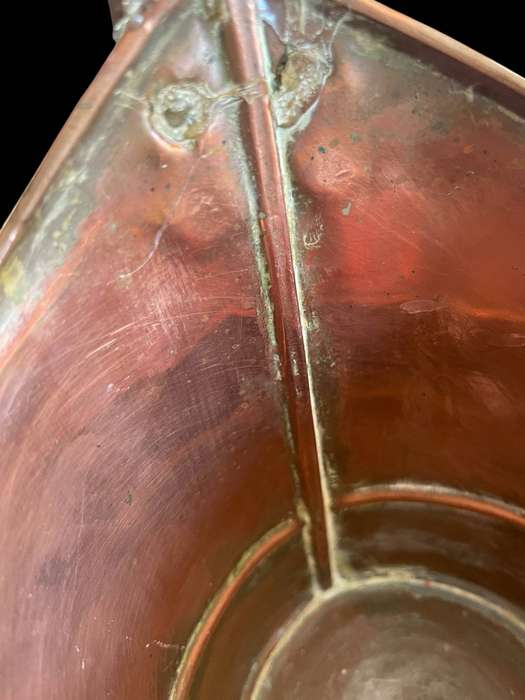 Copper scoop antique