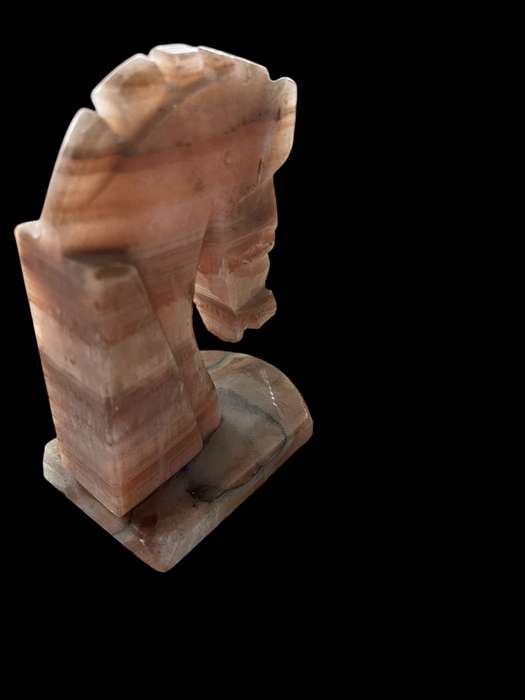 Ornament horse bust marble