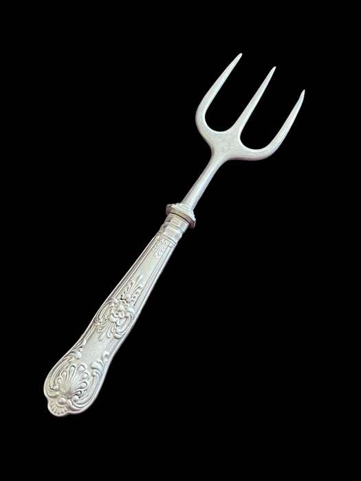 Pickle/pastry fork Sterling silver(NR45)antique
