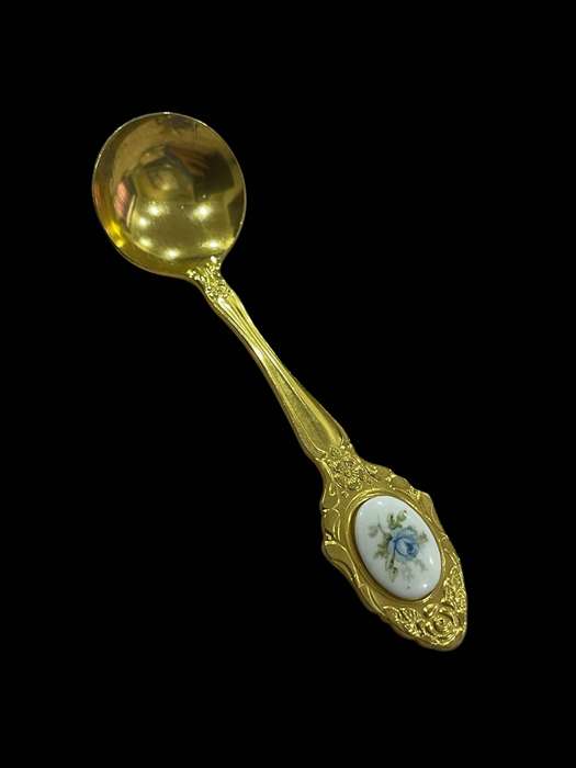 Sugar spoon Eetrite gold plated(NR19)