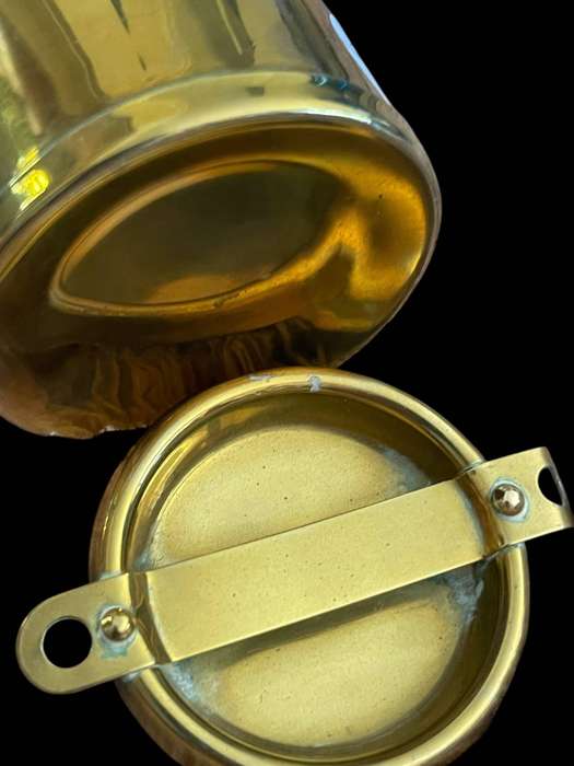 Ornament milk urn brass
