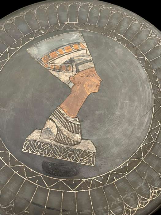 Plate display copper  Egyptian