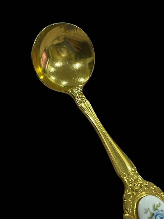 Sugar spoon Eetrite gold plated(NR19)
