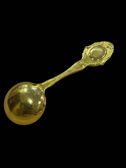 Sugar spoon Eetrite gold plated(NR19)