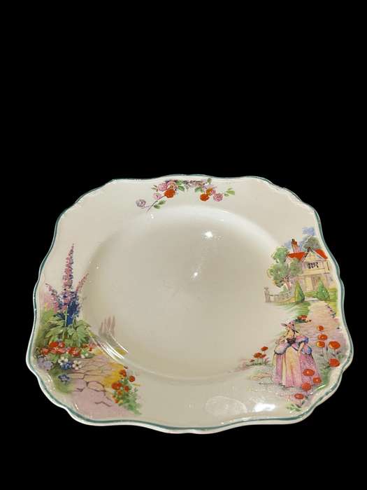Plate Crinoline lady