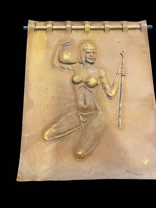 Wall hangings leather African each