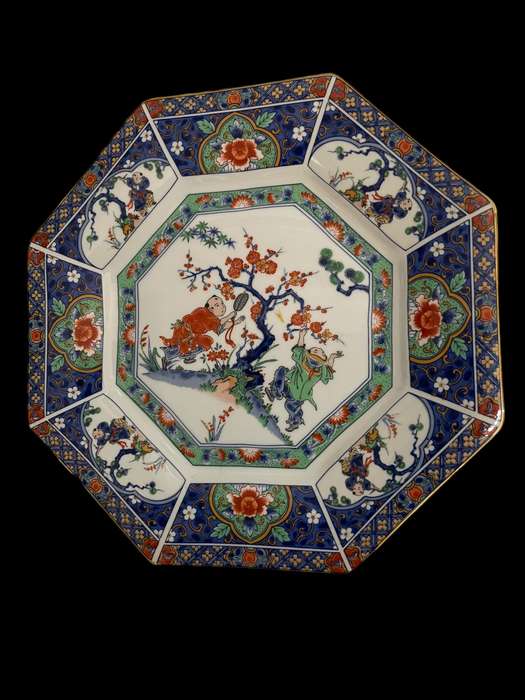 Plate display Imari large(Nr1)