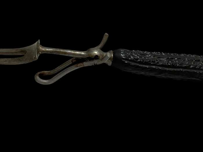 Carving set horn/bone handled