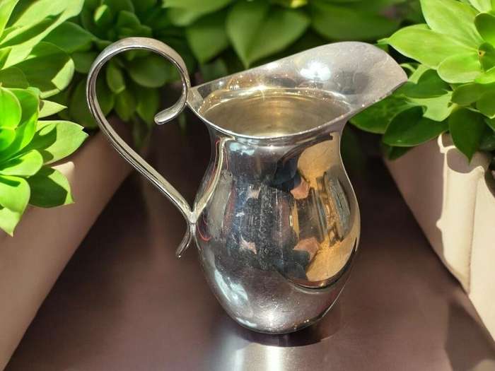 Creamer/milk jug silver plated(NR7)