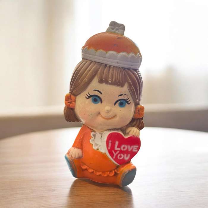 Moneybox vintage/antique bisque