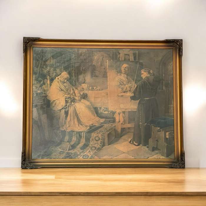 Framed print vintage