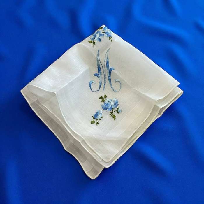 Handkerchiefs ladies embroidered each