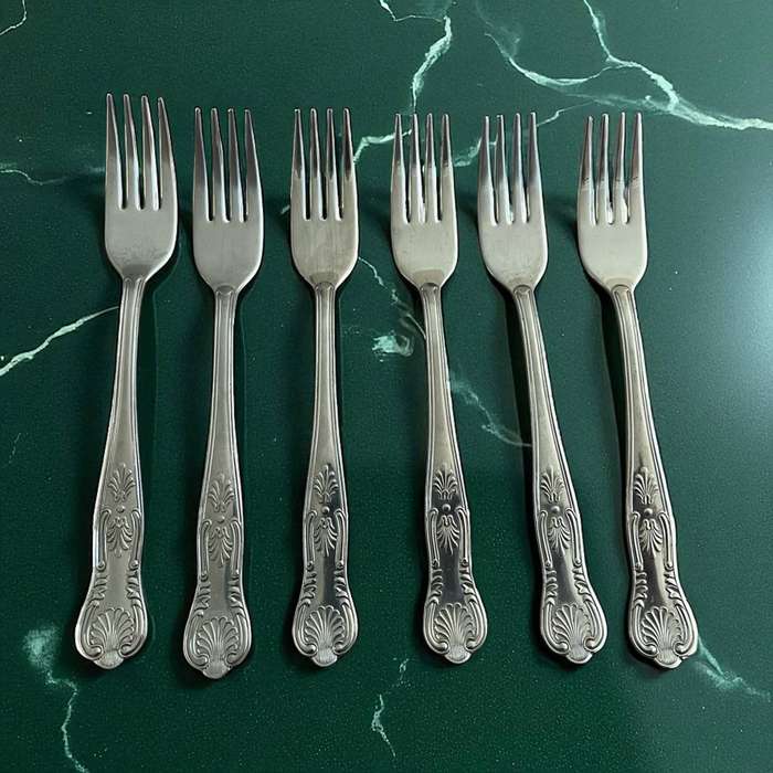 Dinner forks Kings pattern x6