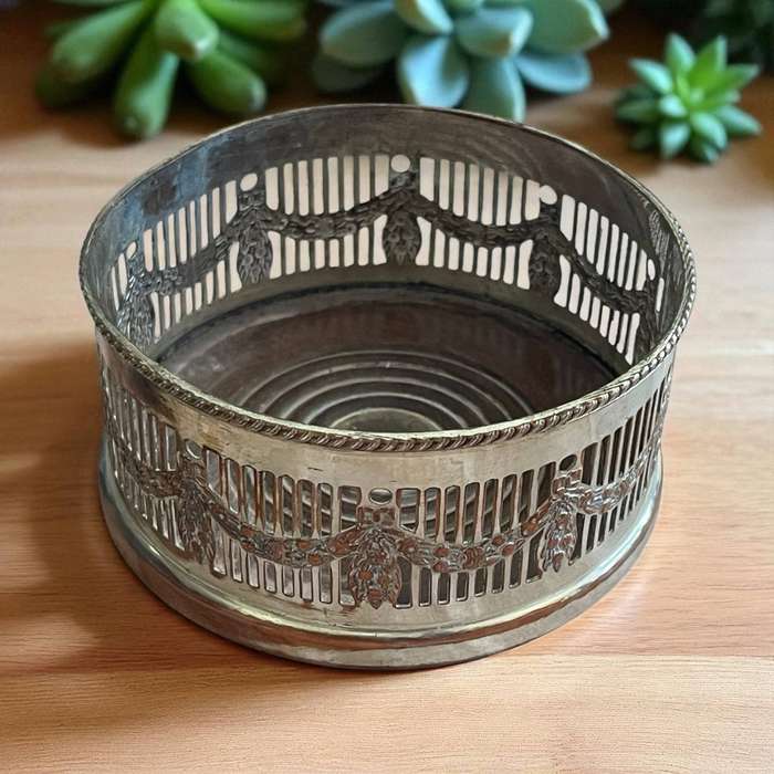 Bottle holder silver plated(C)