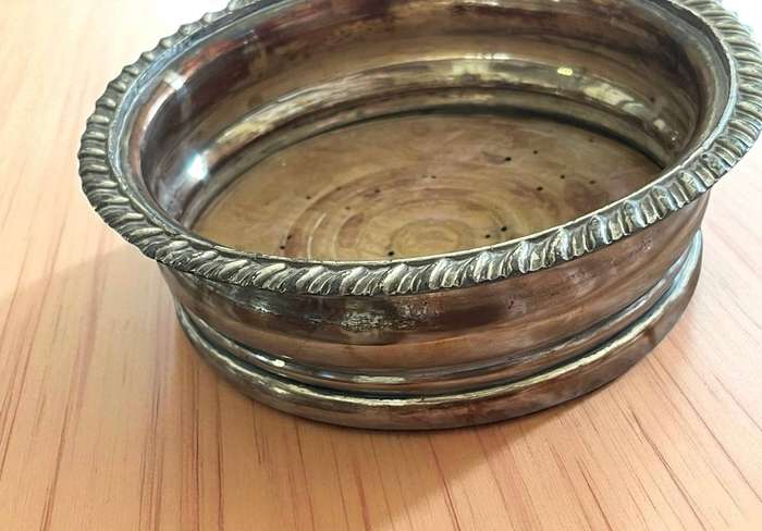 Botte/champagne bottle holder silver plated(A)
