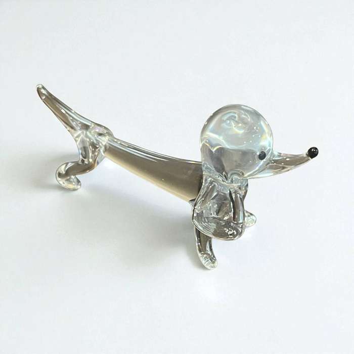 Ornament glass dog