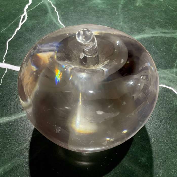 Paperweight crystal Apple