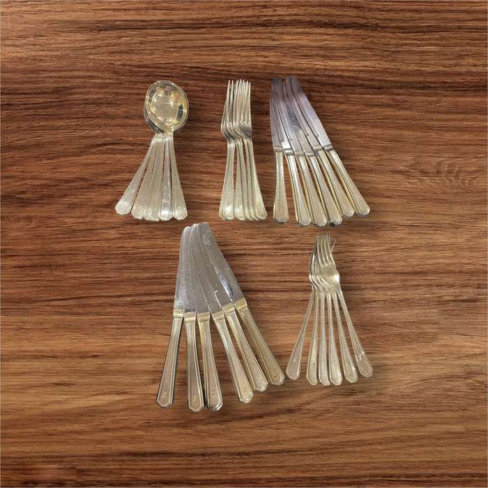 Cutlery set silver plated