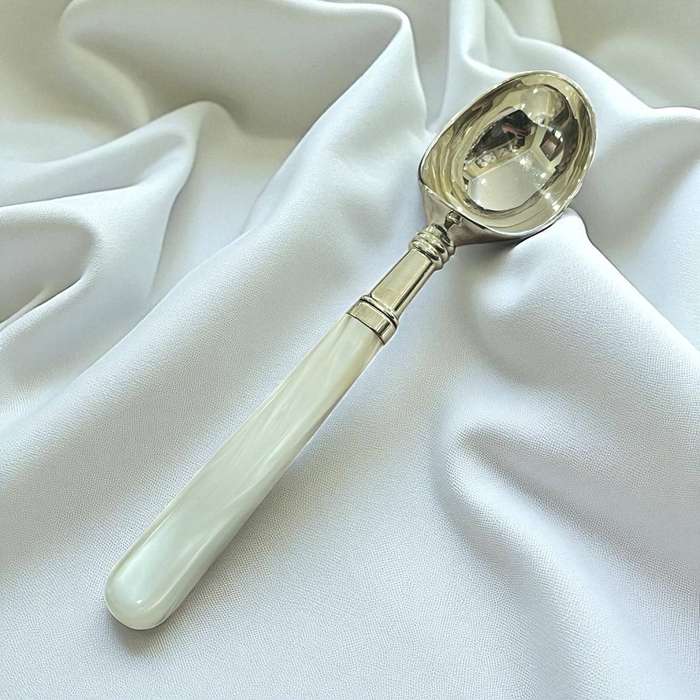 Ice cream ladle faux mother of pearl