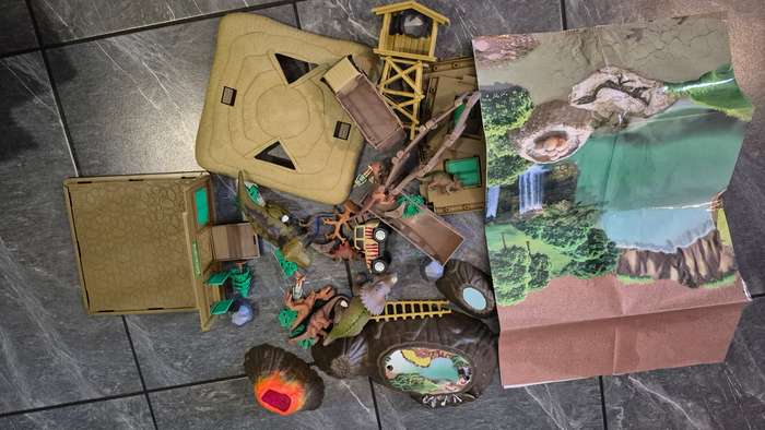 Dinosaur Island and Flip-Flap Puzzle