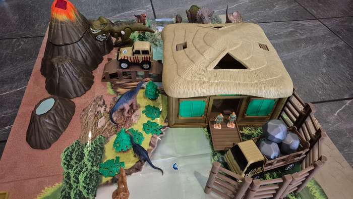 Dinosaur Island and Flip-Flap Puzzle