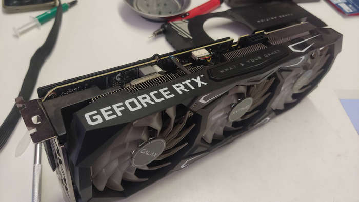 RTX 3070 8gb - Galax SG 1-Clip Booster edition