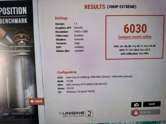 RTX 4060 8gb - MSI