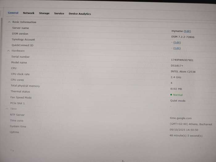 8 Bay NAS - Synology Disk Station DS1817+