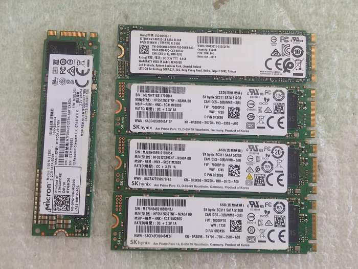 512GB M.2 Drives